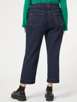 New Marina Rinaldi Stretch cotton denim jeans BLUEJEANS