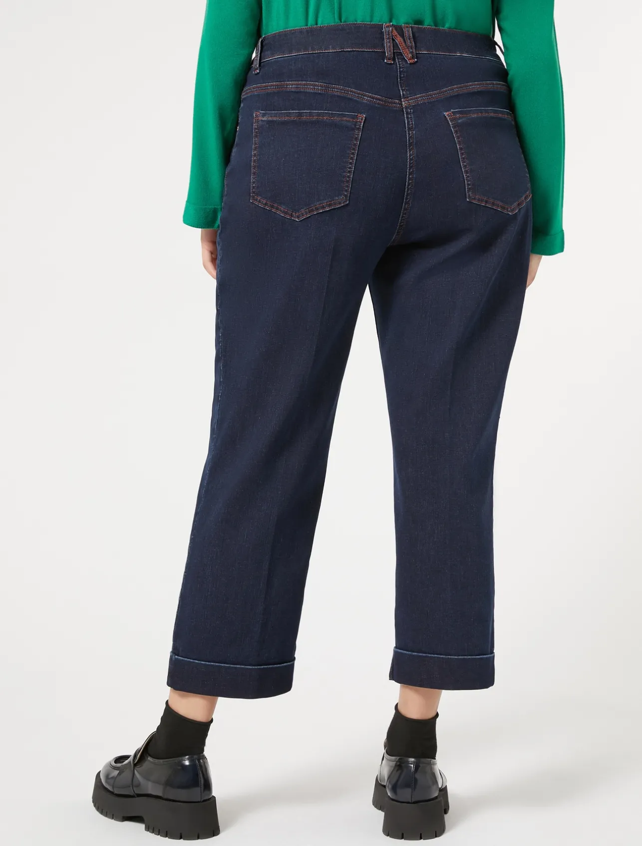 New Marina Rinaldi Stretch cotton denim jeans BLUEJEANS