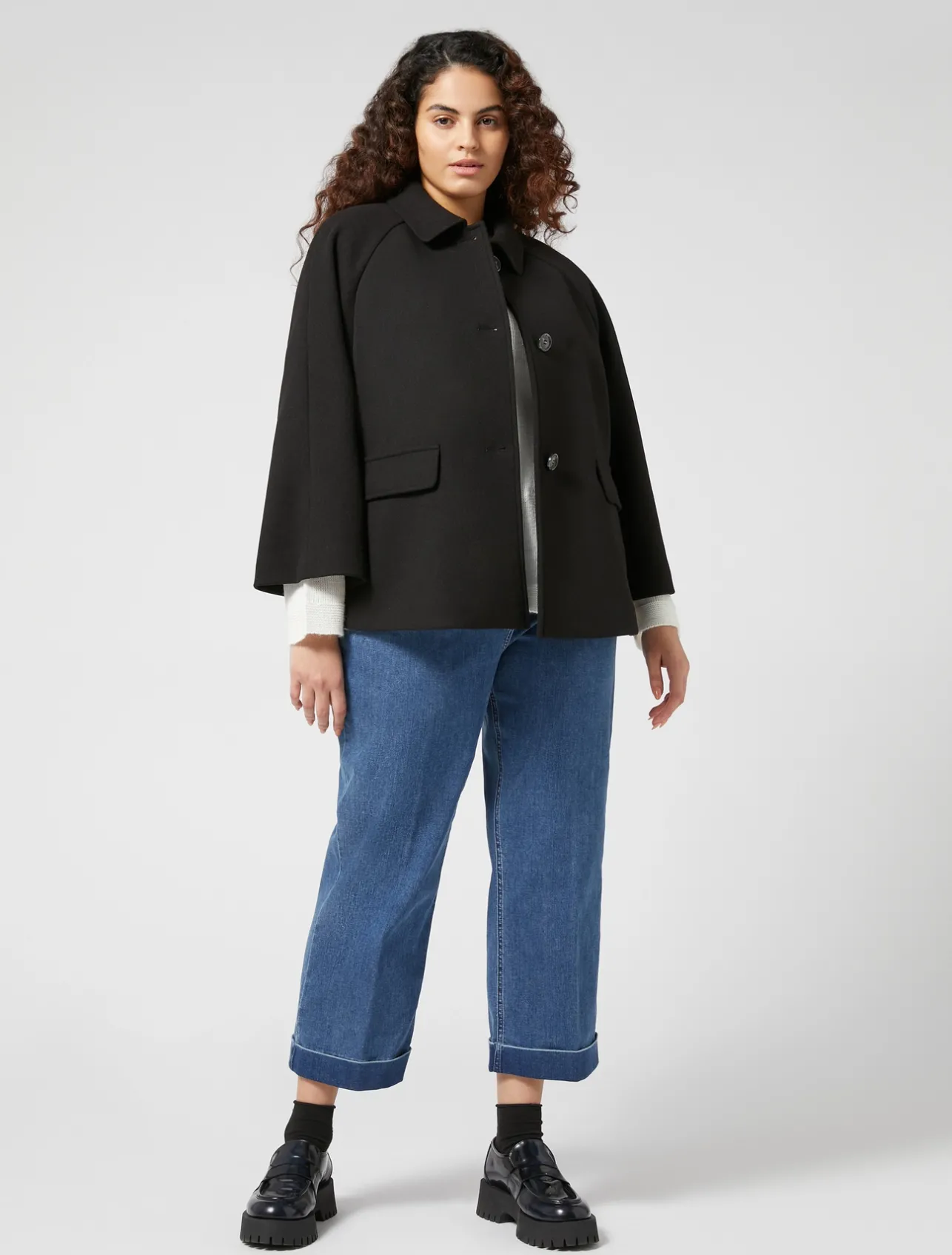 Fashion Marina Rinaldi Stretch cotton denim jeans BLUEJEANS
