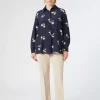 New Marina Rinaldi Stretch cotton flared trousers BEIGE
