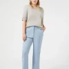 Online Marina Rinaldi Stretch cotton-blend trousers AVIO