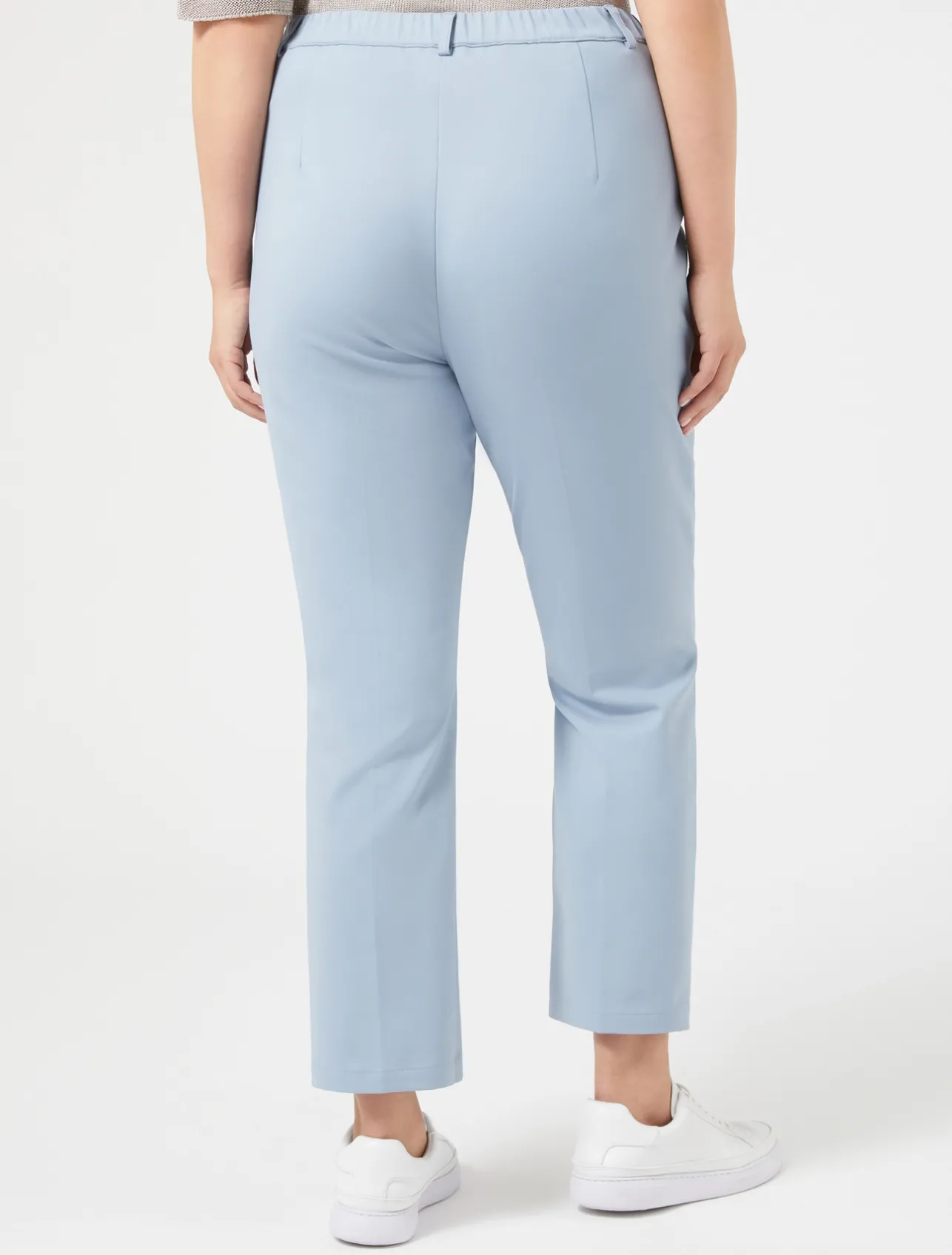 Online Marina Rinaldi Stretch cotton-blend trousers AVIO