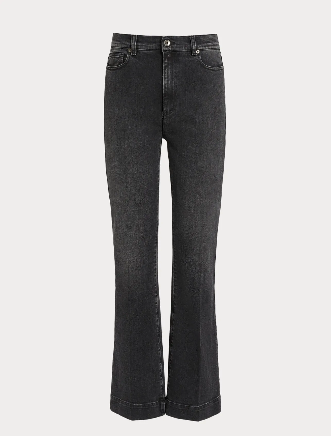 Outlet Marina Rinaldi Stretch denim flared jeans BLACK