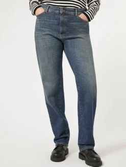 Sale Marina Rinaldi Stretch denim regular jeans NAVY
