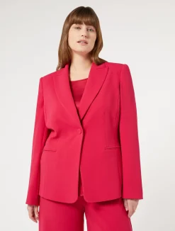 Online Marina Rinaldi Stretch jersey blazer FUCHSIA