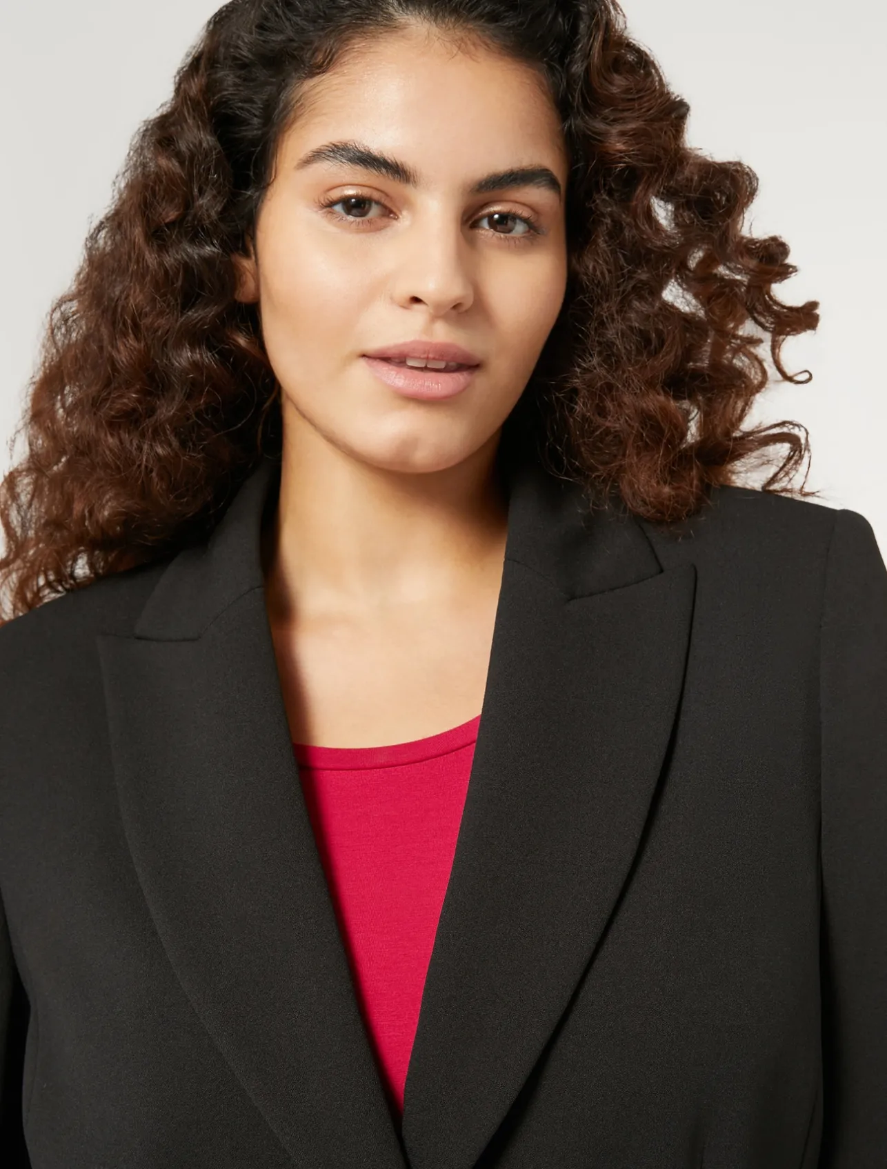 Clearance Marina Rinaldi Stretch jersey blazer BLACK