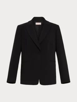Clearance Marina Rinaldi Stretch jersey blazer BLACK
