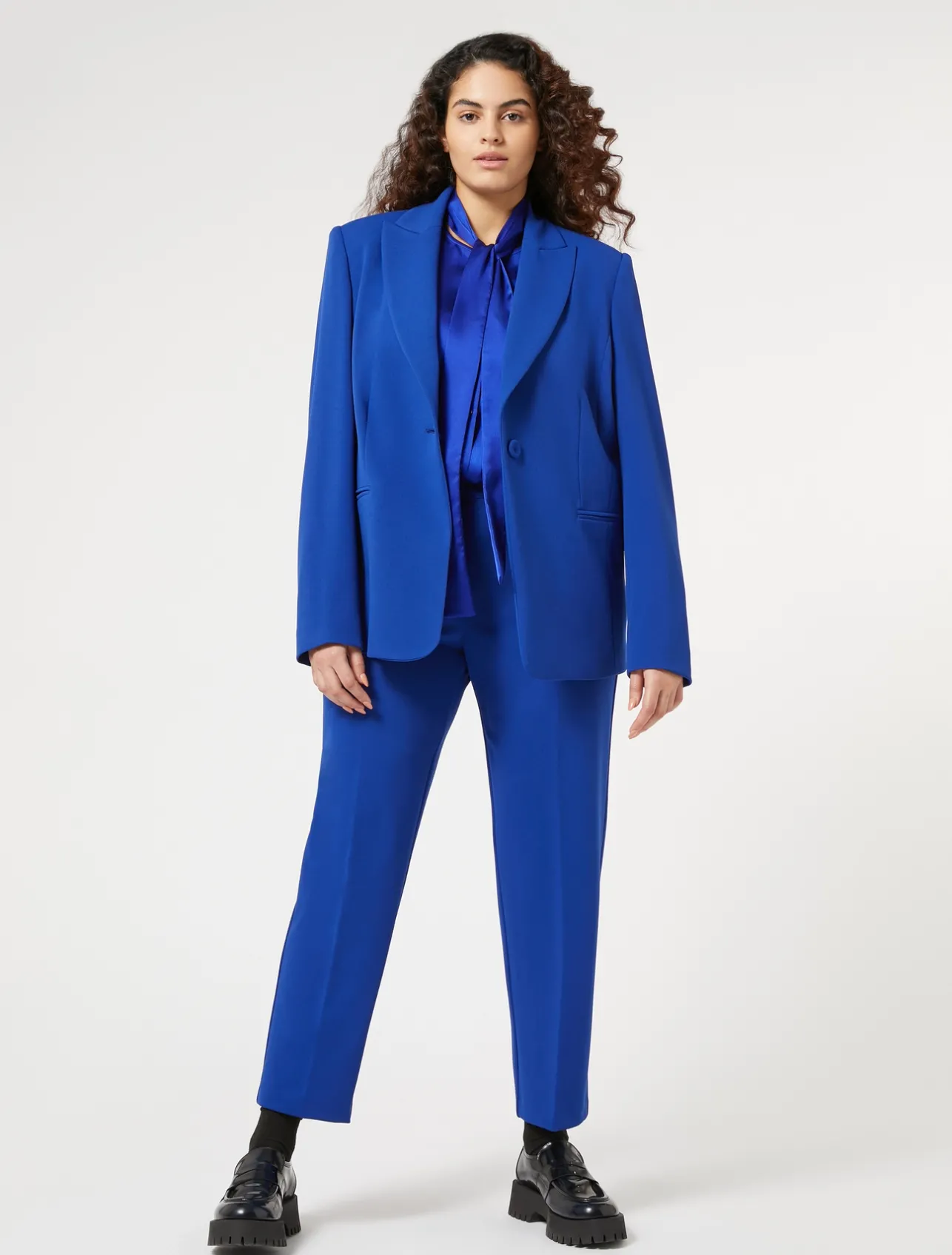 Fashion Marina Rinaldi Stretch jersey blazer CORNFLOWERBLUE