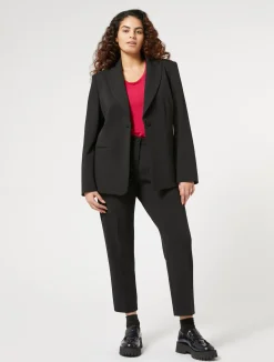 Clearance Marina Rinaldi Stretch jersey blazer BLACK