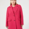 Discount Marina Rinaldi Stretch jersey coat SHOCKINGPINK