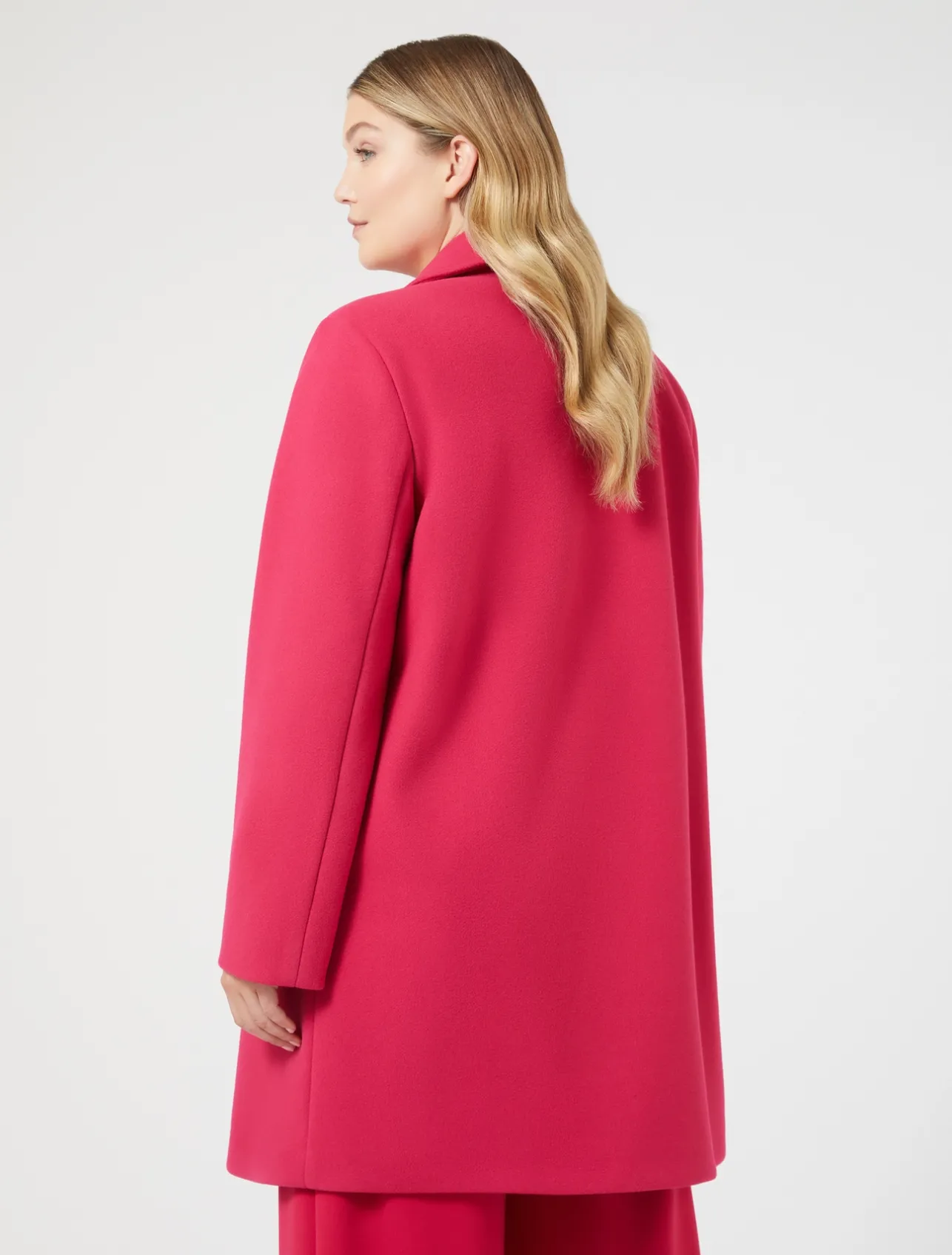 Discount Marina Rinaldi Stretch jersey coat SHOCKINGPINK