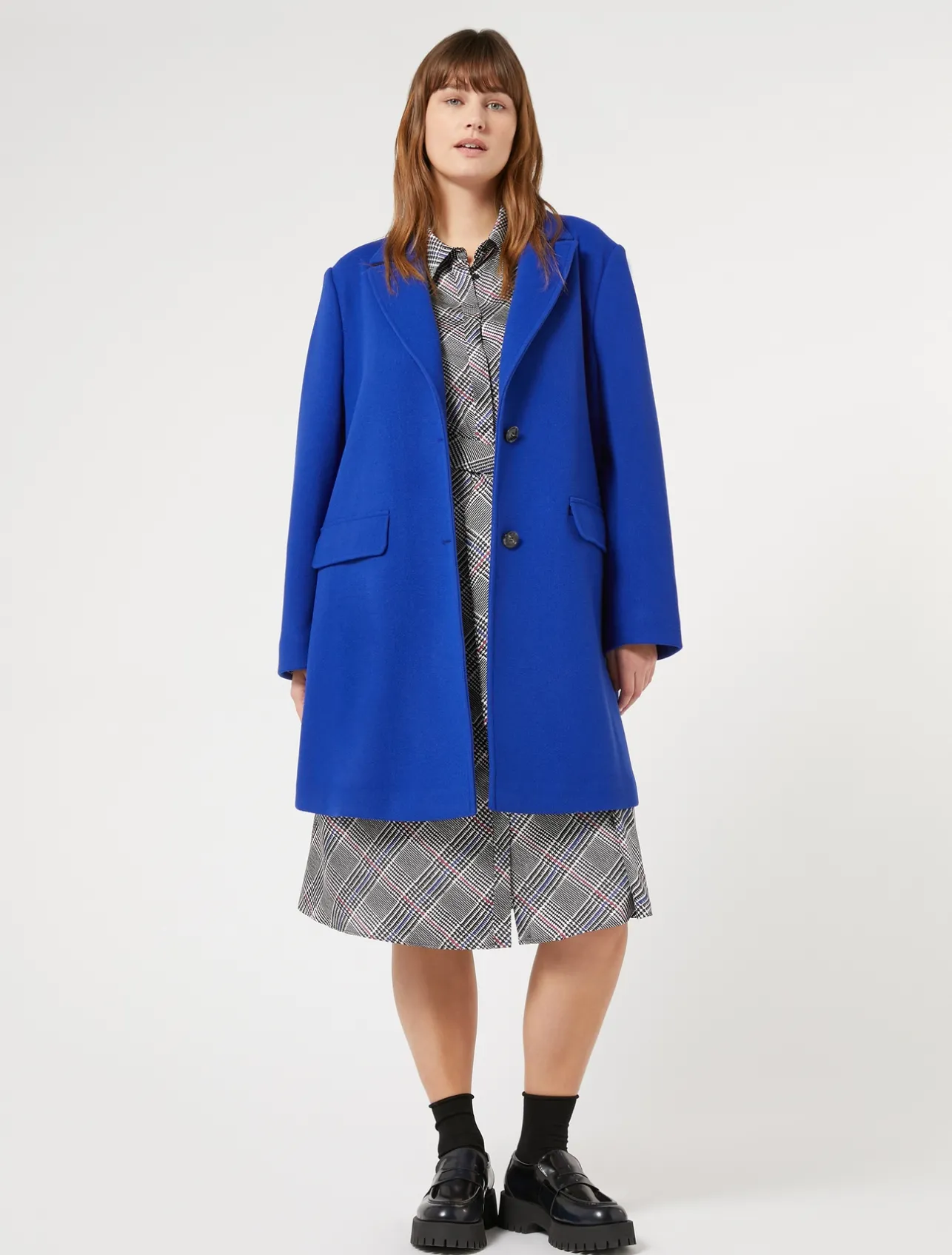 Online Marina Rinaldi Stretch jersey coat CHINABLUE