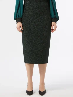 Discount Marina Rinaldi Stretch jersey skirt DARKGREEN