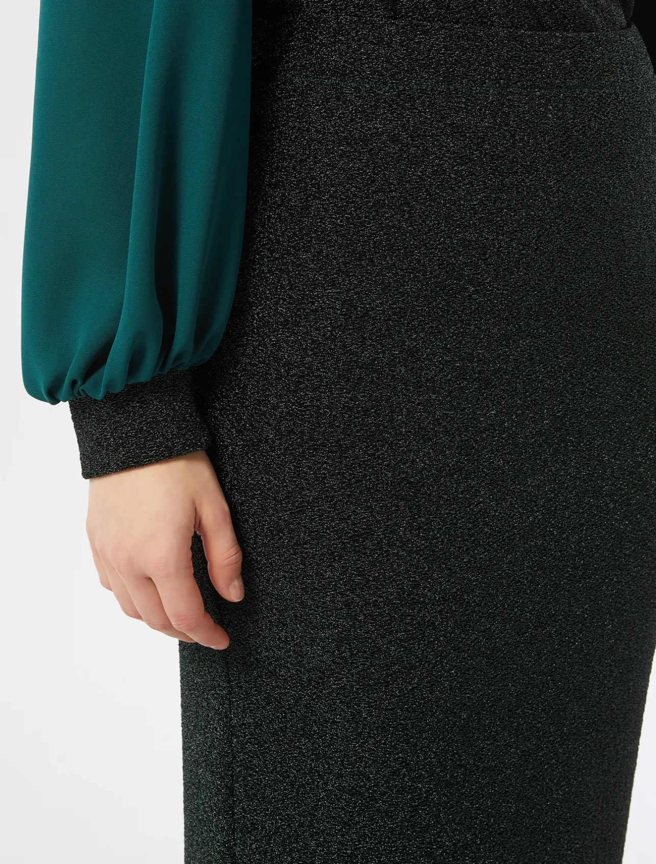 Discount Marina Rinaldi Stretch jersey skirt DARKGREEN