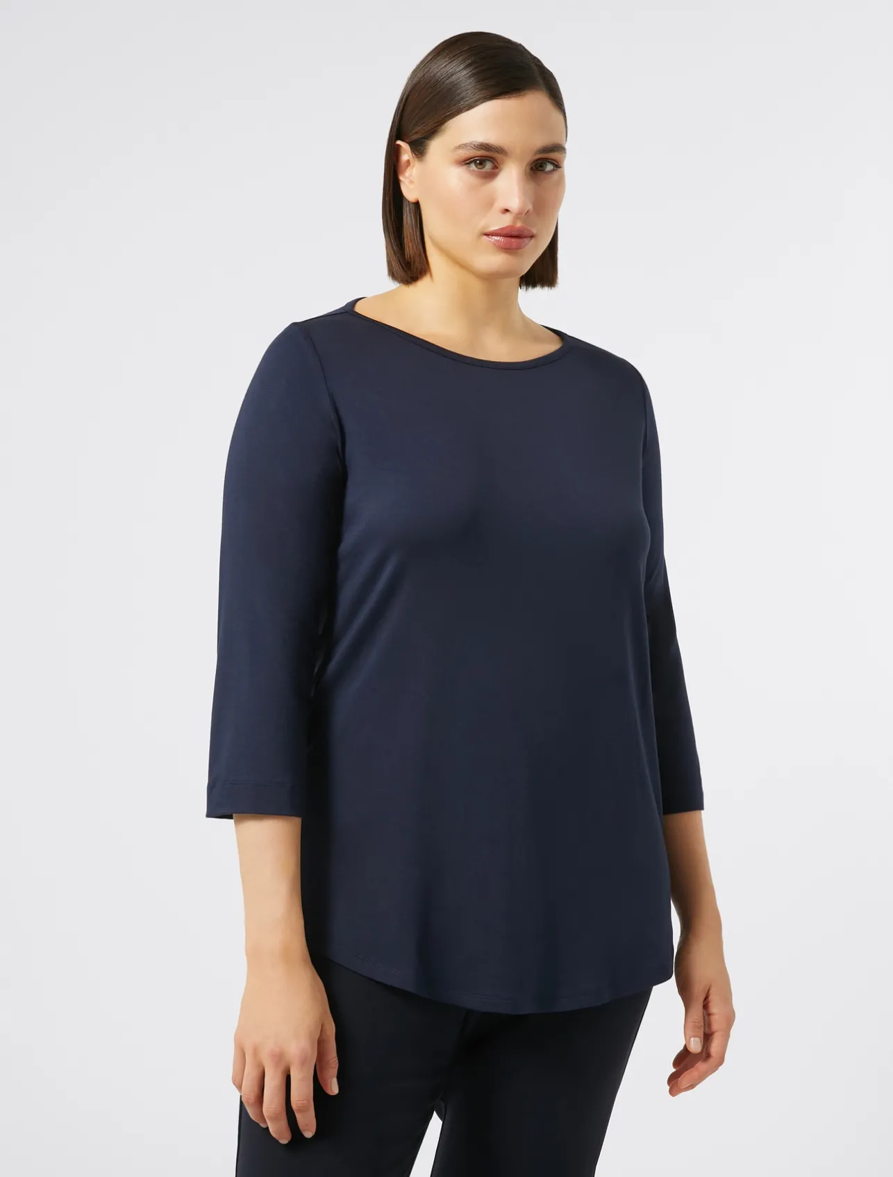 Online Marina Rinaldi Stretch jersey T-shirt MIDNIGHTBLUE