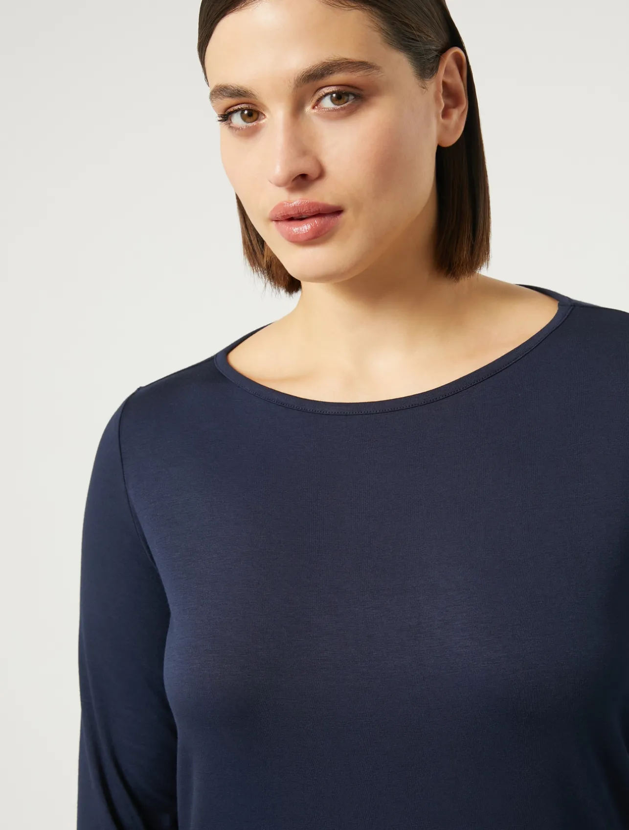 Online Marina Rinaldi Stretch jersey T-shirt MIDNIGHTBLUE