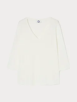 New Marina Rinaldi Stretch jersey T-shirt IVORY