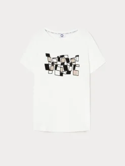 Outlet Marina Rinaldi Stretch jersey T-shirt IVORY