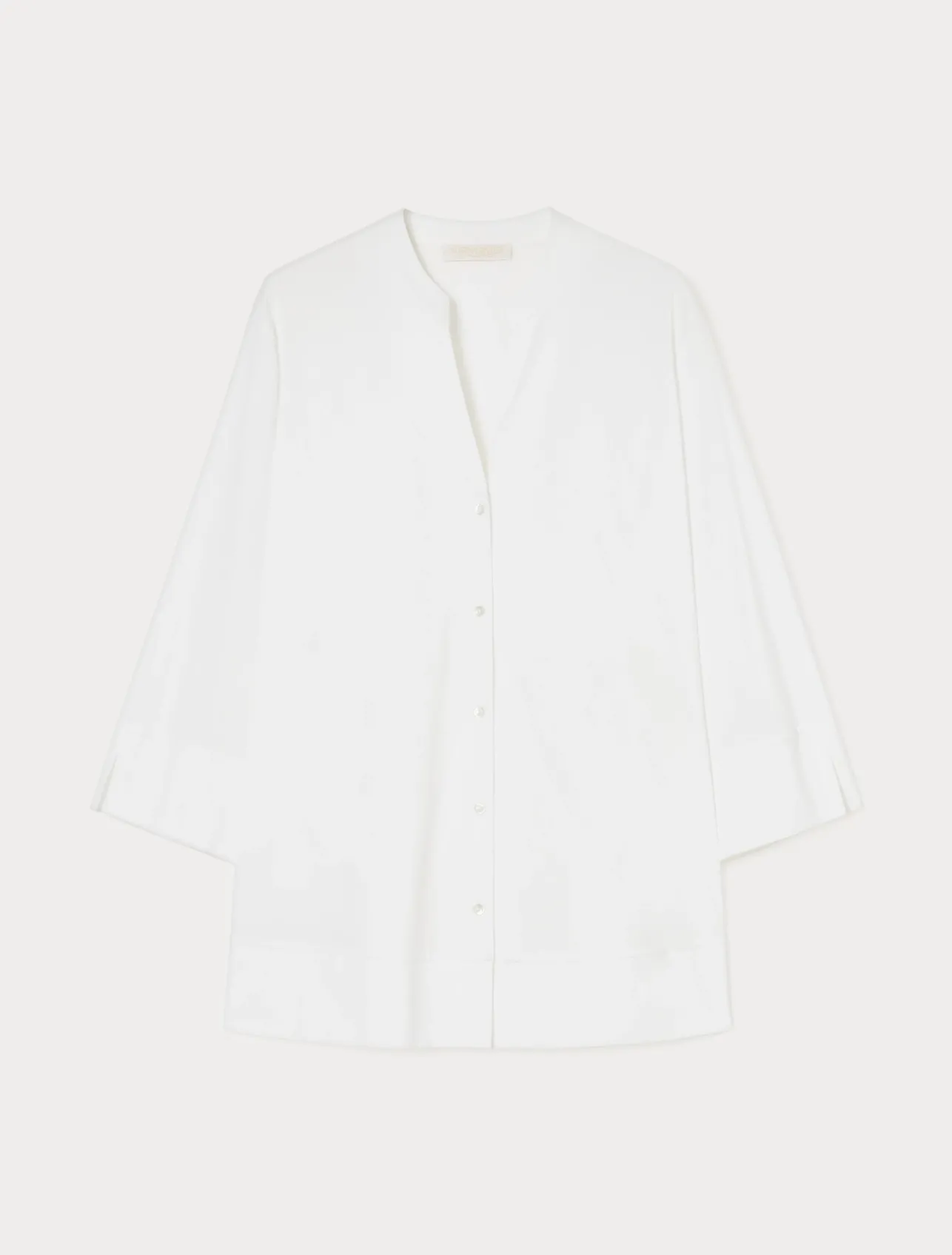 Clearance Marina Rinaldi Stretch poplin shirt OPTICALWHITE