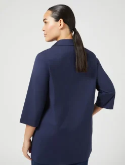 New Marina Rinaldi Stretch poplin shirt CORNFLOWERBLUE