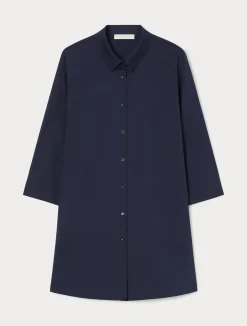 New Marina Rinaldi Stretch poplin shirt CORNFLOWERBLUE