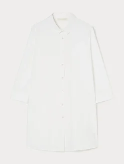 Online Marina Rinaldi Stretch poplin shirt OPTICALWHITE