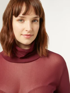 Clearance Marina Rinaldi Stretch tulle turtleneck RUBY