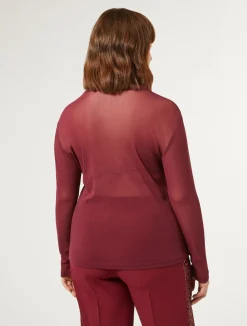 Clearance Marina Rinaldi Stretch tulle turtleneck RUBY