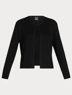 Discount Marina Rinaldi Stretch viscose cardigan BLACK