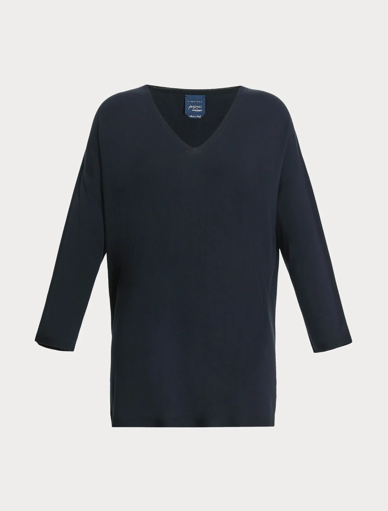Hot Marina Rinaldi Stretch viscose crepe sweater ULTRAMARINE