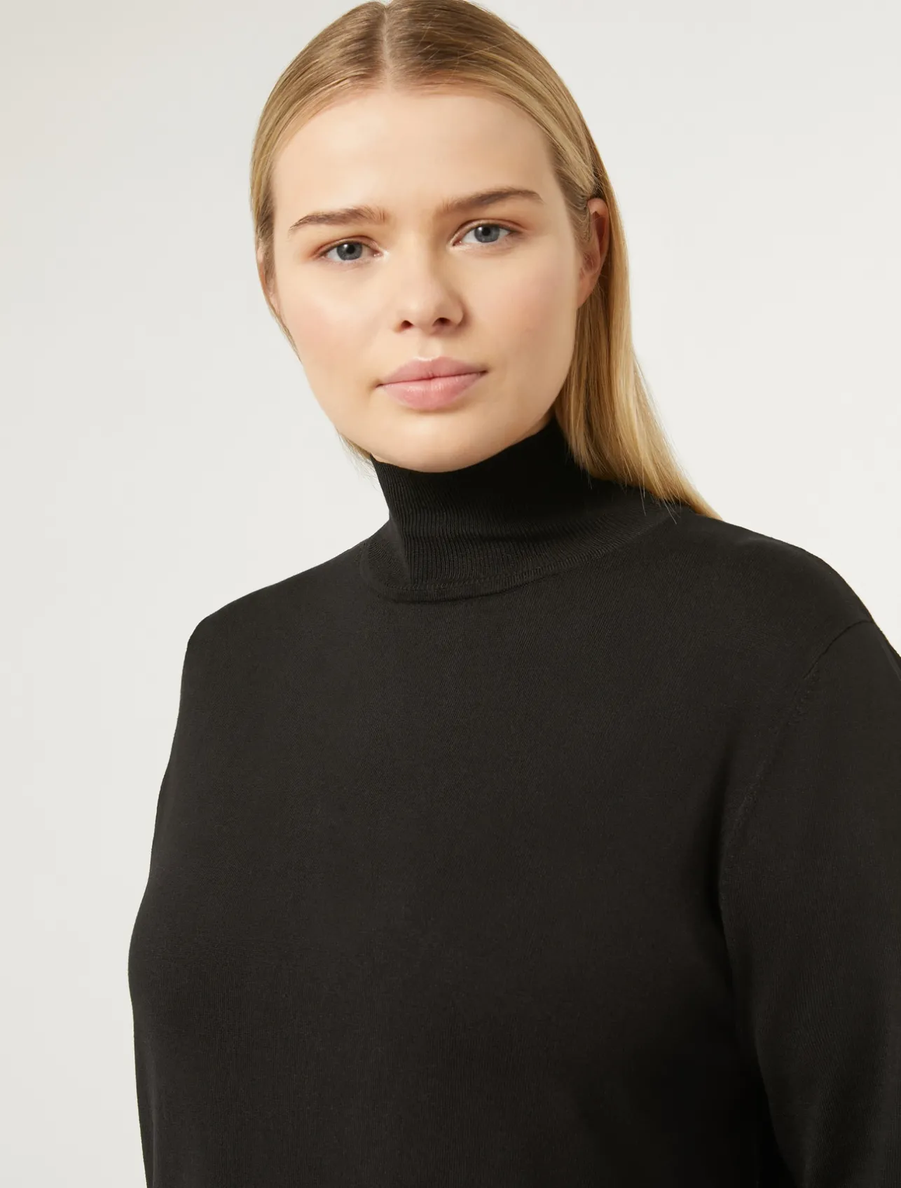 Outlet Marina Rinaldi Stretch viscose dress BLACK