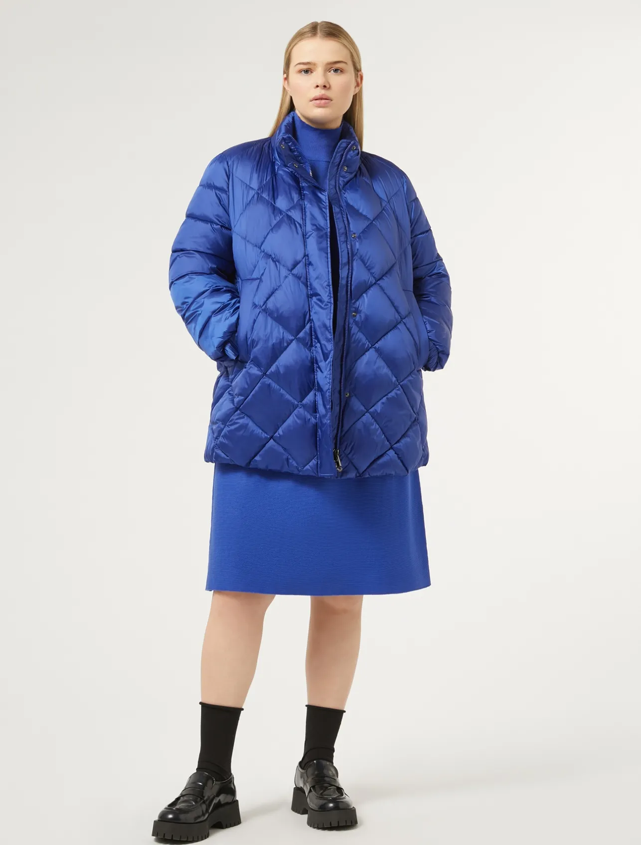Best Marina Rinaldi Stretch viscose dress CORNFLOWERBLUE