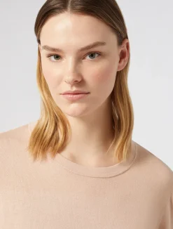 Outlet Marina Rinaldi Stretch viscose jumper MAUVE