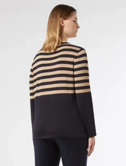 Online Marina Rinaldi Stretch viscose jumper MIDNIGHTBLUE