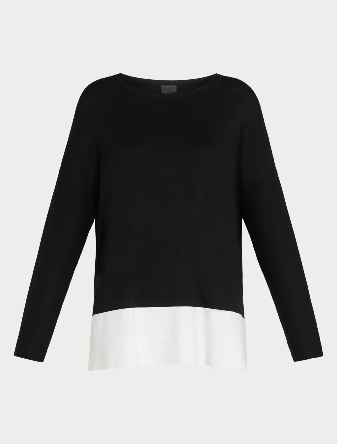 Online Marina Rinaldi Stretch viscose jumper BLACKWHITE