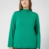 Discount Marina Rinaldi Stretch viscose sweater EMERALD