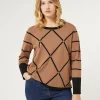 Hot Marina Rinaldi Stretch viscose sweater BISCUIT
