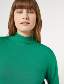 Discount Marina Rinaldi Stretch viscose sweater EMERALD