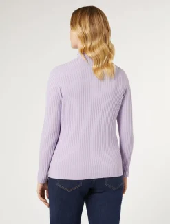 Discount Marina Rinaldi Stretch viscose sweater LILAC