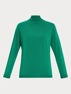 Discount Marina Rinaldi Stretch viscose sweater EMERALD