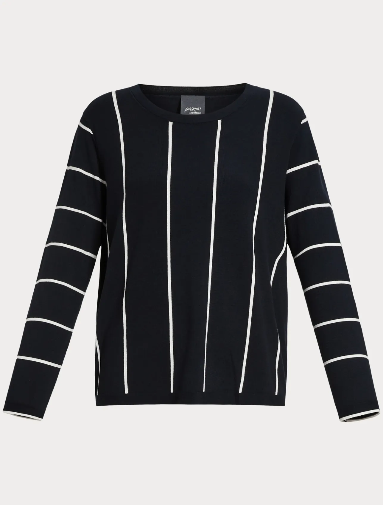 Outlet Marina Rinaldi Stretch viscose sweater ULTRAMARINE