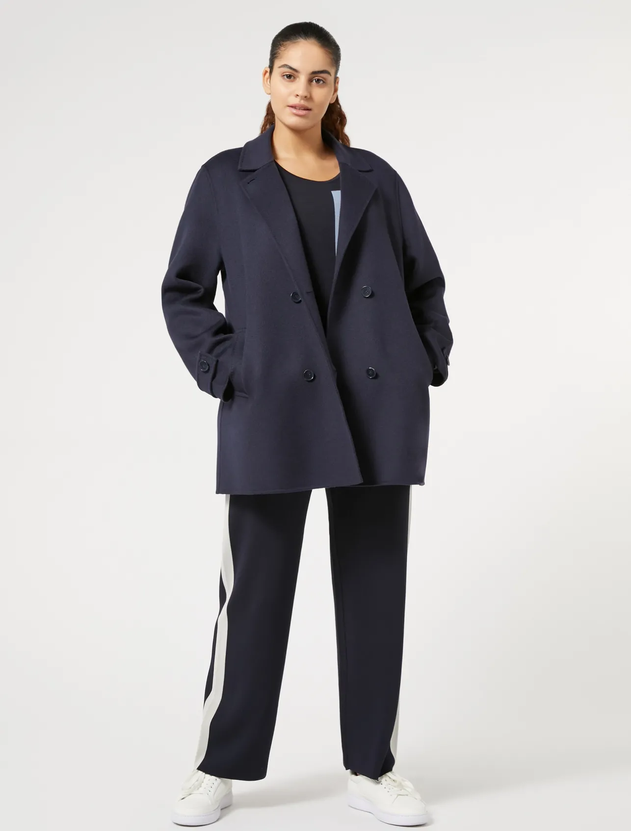 Hot Marina Rinaldi Stretch viscose sweater MIDNIGHTBLUE