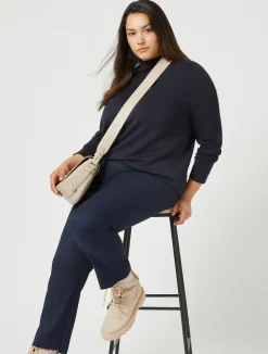 Hot Marina Rinaldi Stretch viscose turtleneck MIDNIGHTBLUE