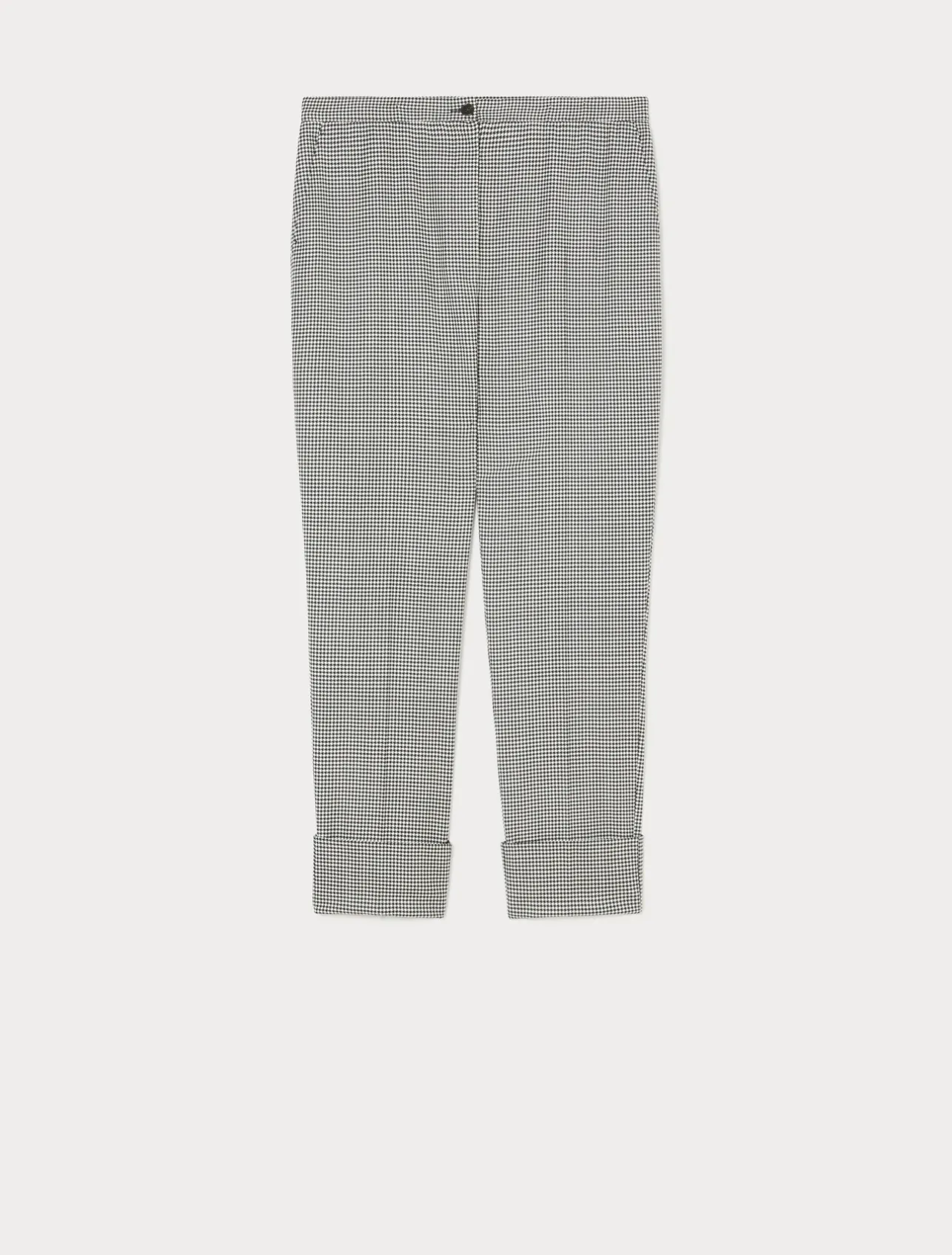 Hot Marina Rinaldi Stretch wool twill trousers BLACKWHITE