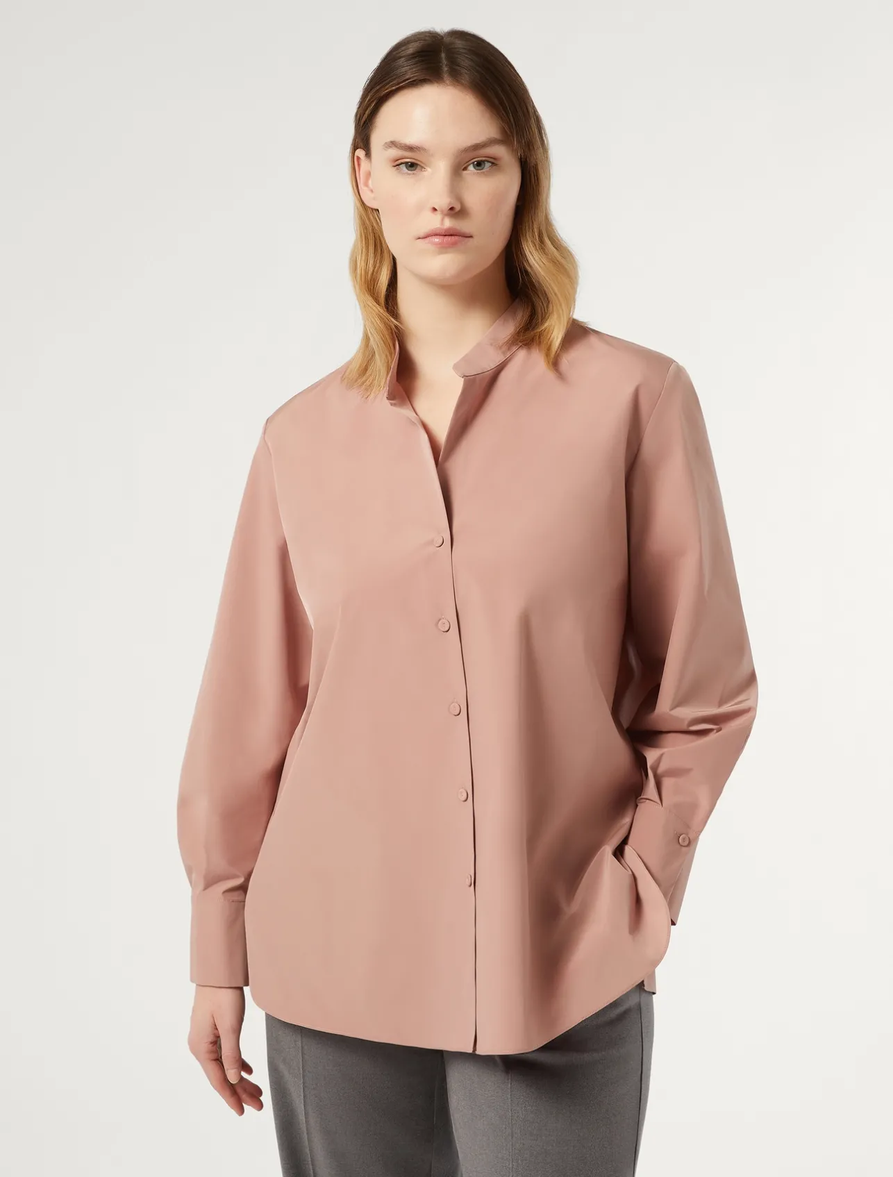 Clearance Marina Rinaldi Taffeta tunic ANTIQUEROSE
