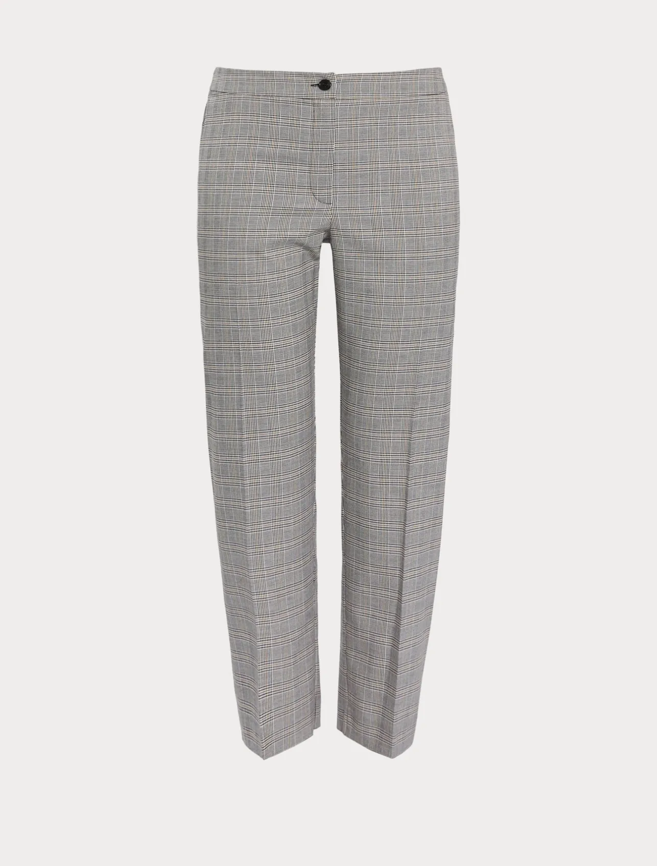 Fashion Marina Rinaldi Technical canvas and viscose trousers BLACK
