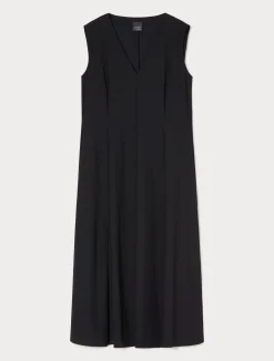 Discount Marina Rinaldi Technical jersey dress BLACK