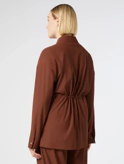 Online Marina Rinaldi Technical jersey jacket COPPER