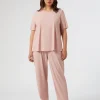 Outlet Marina Rinaldi Technical jersey trousers PINK