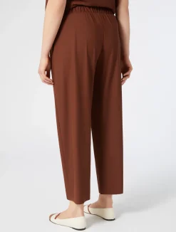 Online Marina Rinaldi Technical jersey trousers COPPER